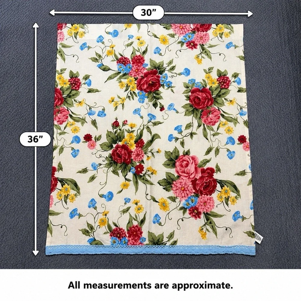 The Pioneer Woman Sweet Rose Curtains 30x36 2 piece set Discontinued Cottagecore
